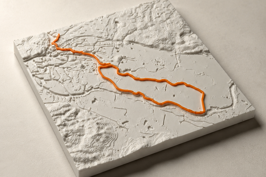 Deichrunde -  3D-Terrain-Modell